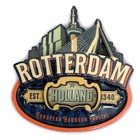 Typisch Hollands Magneet Rotterdam  Vintage -Holland -Rotterdam