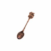 Matix Teelöffel in Kassette, küssendes Paar (Bronze)