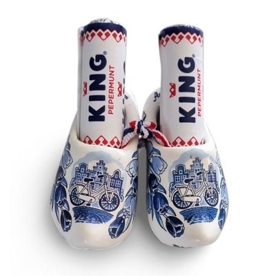 Matix Delfts blauwe klompjes  (2 rolletjes King)
