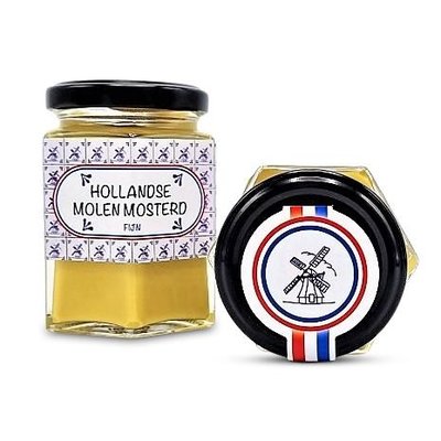 Typisch Hollands Hollandse Molen Mosterd - Fijn (200 gram)