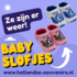 Typisch Hollands Babyschuhe - Clog-Schühchen - Weiß - Paar zum Hineinschlüpfen (0-6 Monate)