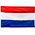 Typisch Hollands Vlag Nederland - Rood-Wit-Blauw