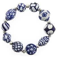 Heinen Delfts blauw Bracelet - Delft blue