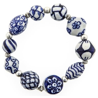 Heinen Delfts blauw Bracelet - Delft blue