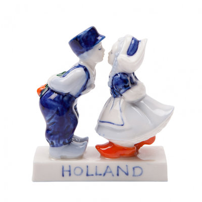 Typisch Hollands Küssendes Paar Holland 13 cm - Küsse aus Holland