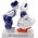 Typisch Hollands Kissing couple Holland 13 cm - Kisses from Holland