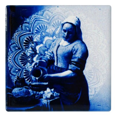 Heinen Delftware Magnet - The Milkmaid - Johannes Vermeer