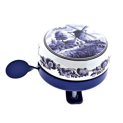 Typisch Hollands Bicycle bell Holland -Delft blue 60mm