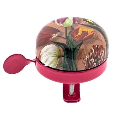 Typisch Hollands  Fietsbel Holland -Rood - Tulpen 60mm