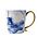 Typisch Hollands Delft blue - Luxury mug - with golden ear. Mill landscape