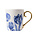 Typisch Hollands Delft blue - Luxury mug - with golden ear - Tulips