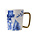 Typisch Hollands Delft blue - Luxury mug - with golden ear. - Dog