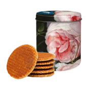 Museumgifts Holland Tin Stroopwafels - Goldenes Zeitalter - Blumen - Heem