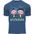 Holland fashion Kids T-shirt Denim blauw  Huisjes Amsterdam