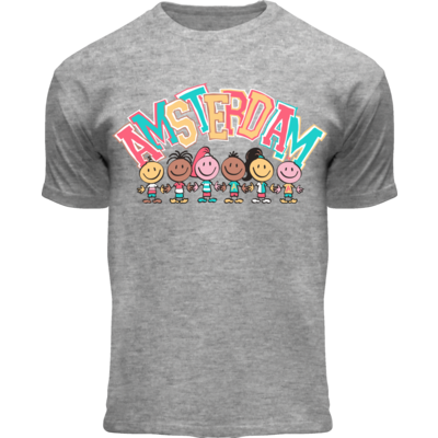Fox Originals Kinder T-Shirt - Amsterdam Sporty - Grau