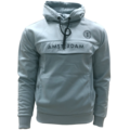 Holland fashion Amsterdam - Hoodie (Anorak) Himmelblau