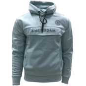 Holland fashion Amsterdam - Hoodie (Anorak) Himmelblau