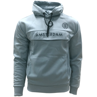 Holland fashion Amsterdam - Hoodie (Anorak) Himmelblau