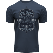 Holland fashion Amsterdam T-shirt Blue Dusk - North Amsterdam