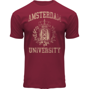Fox Originals T-Shirt- Bordeaux Amsterdam  - University