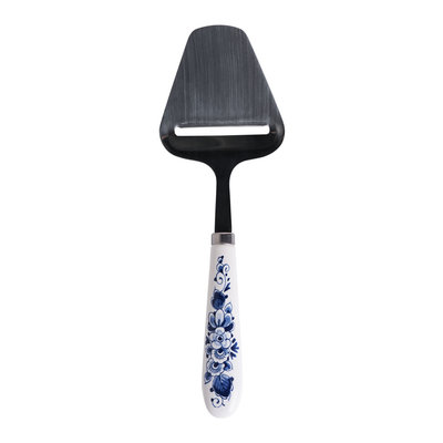 Typisch Hollands Cheese slicer Delft blue - in gift box - Flowers