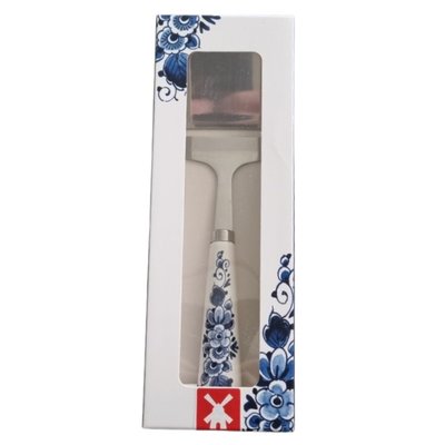 TTD Gifts Käsehobel Delfter Blau - in Geschenkbox - Blumen