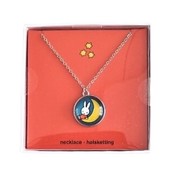 Typisch Hollands Halskette mit Medaillon - Miffy - auf dem Mond
