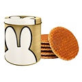 Nijntje (c) Miffy tin - Filled with Stroopwafels - Gold