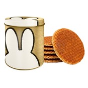 Nijntje (c) Miffy-Dose – gefüllt mit Stroopwafels – Gold