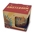 Typisch Hollands Kleiner Becher in Geschenkbox - Vintage Amsterdam gelb
