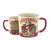 Typisch Hollands Kleiner Becher in Geschenkbox - Vintage Amsterdam gelb