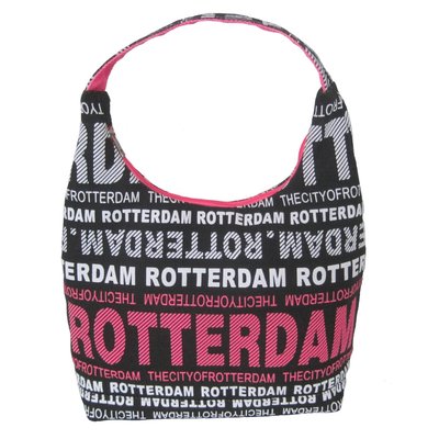 Robin Ruth Fashion Schoudertas Robin Ruth - Rotterdam ( Roze-Wit)