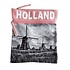 Robin Ruth Denim Nektas - Passport bag - Holland windmills - Pink