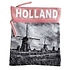 Robin Ruth Denim Nektas - Passport bag - Holland windmills - Pink