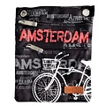 Robin Ruth Fashion Paspoorttas - Amsterdam - Fiets - Zwart-Wit-Rood