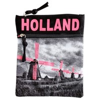 Robin Ruth Nektas - Passport bag - Holland - Windmills