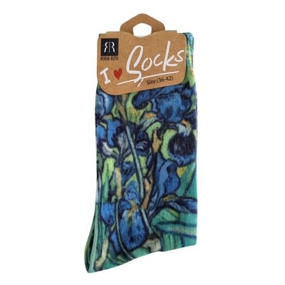 Typisch Hollands Damensocken Vincent van Gogh Sternenhimmel - (All-Over) - Copy