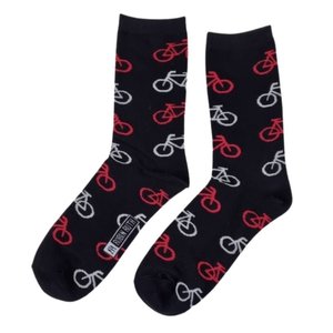 Holland sokken Men's socks - Cycling - Black - white and red bikes