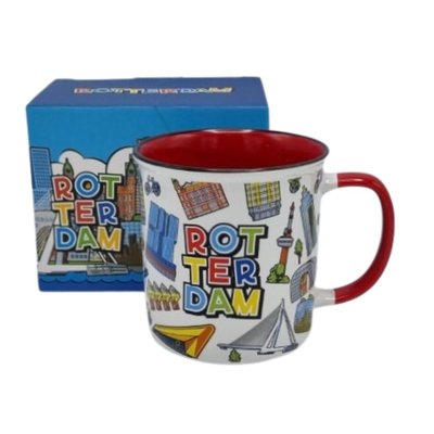 Typisch Hollands Mug Rotterdam in gift box - Iconic Rotterdam