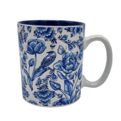 Typisch Hollands Tasse Delfter blaue Vögel