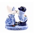 Typisch Hollands Kuspaar love Holland Delftsblauw -  6 cm