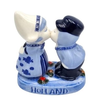 Matix Kuspaar love Holland Delftsblauw -  6 cm