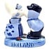 Typisch Hollands Kusspaar Liebe Holland Delfter Blau - 6 cm