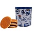 Typisch Hollands Stroopwafels in  Delfts blauw blik Fietsen