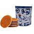 Typisch Hollands Stroopwafels in  Delfts blauw blik Fietsen