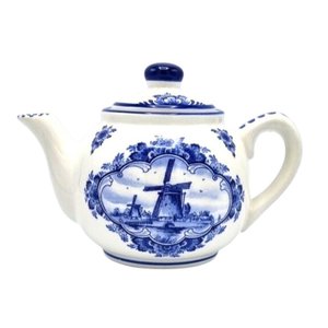 Heinen Delfts blauw Theepot - Delfts blauw
