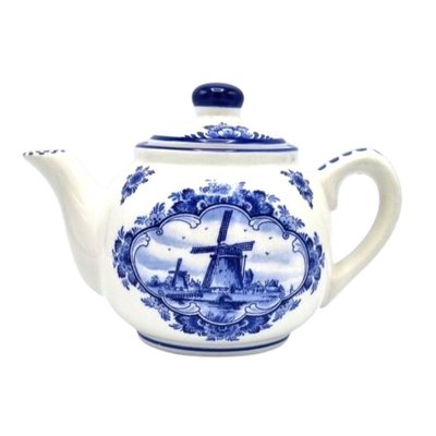 Heinen Delftware Theepot - Delfts blauw