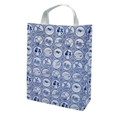 Typisch Hollands Paper gift bag Delft blue