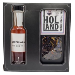 Typisch Hollands Speculaas – Likorette- und Holland-Tee-Geschenkset