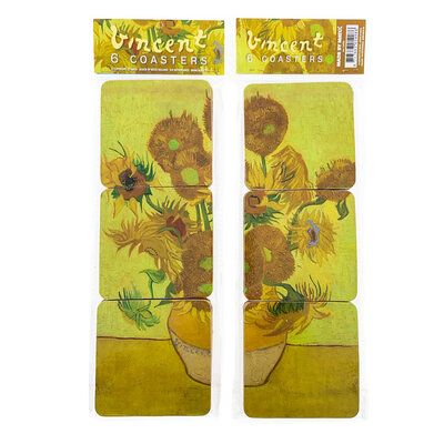 Typisch Hollands Coasters van Gogh Sunflowers